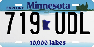 MN license plate 719UDL