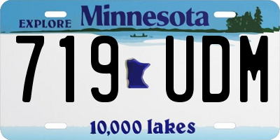 MN license plate 719UDM