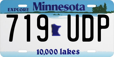 MN license plate 719UDP