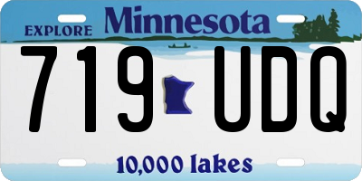 MN license plate 719UDQ