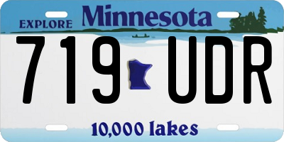 MN license plate 719UDR