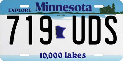 MN license plate 719UDS
