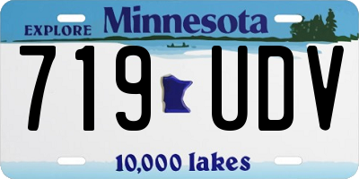 MN license plate 719UDV