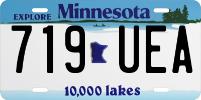 MN license plate 719UEA