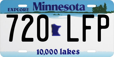 MN license plate 720LFP
