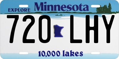MN license plate 720LHY