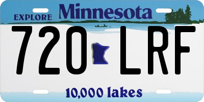 MN license plate 720LRF