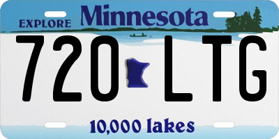 MN license plate 720LTG