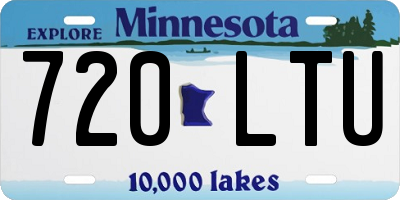 MN license plate 720LTU
