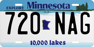 MN license plate 720NAG