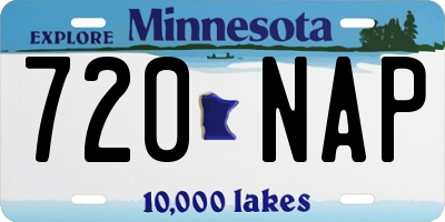 MN license plate 720NAP