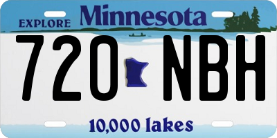 MN license plate 720NBH