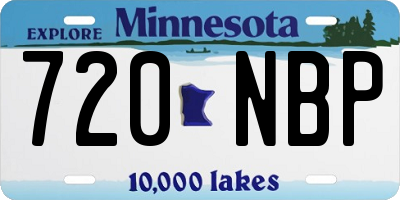 MN license plate 720NBP