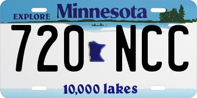 MN license plate 720NCC