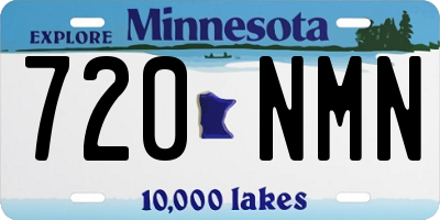MN license plate 720NMN
