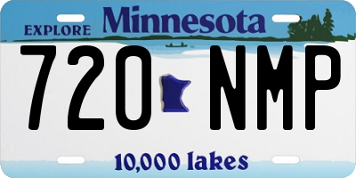 MN license plate 720NMP