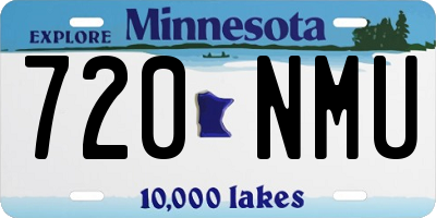 MN license plate 720NMU