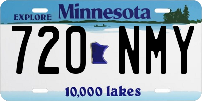 MN license plate 720NMY