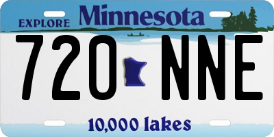 MN license plate 720NNE