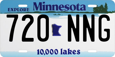 MN license plate 720NNG