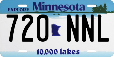 MN license plate 720NNL