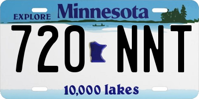 MN license plate 720NNT