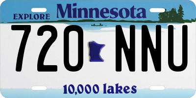 MN license plate 720NNU