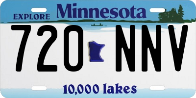 MN license plate 720NNV