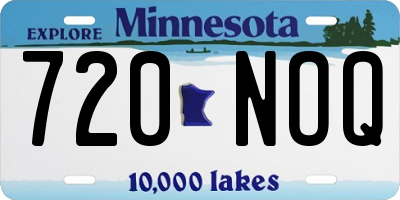 MN license plate 720NOQ