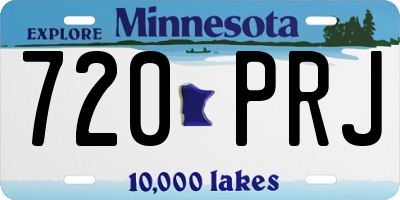 MN license plate 720PRJ