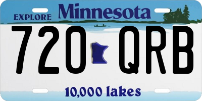 MN license plate 720QRB