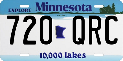MN license plate 720QRC