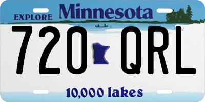 MN license plate 720QRL