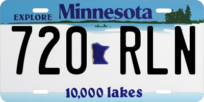 MN license plate 720RLN