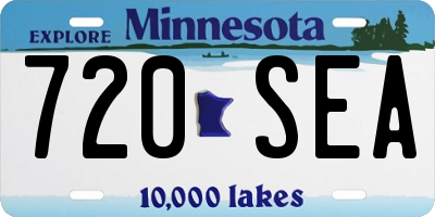 MN license plate 720SEA