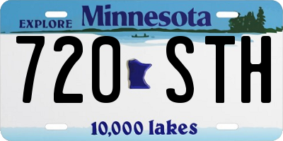 MN license plate 720STH