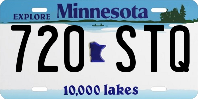 MN license plate 720STQ