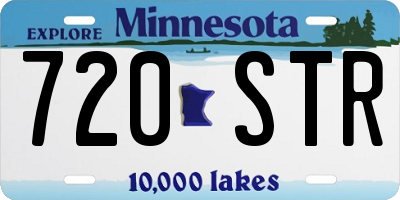 MN license plate 720STR