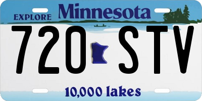MN license plate 720STV