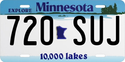 MN license plate 720SUJ