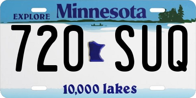 MN license plate 720SUQ