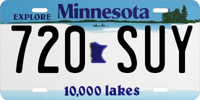 MN license plate 720SUY