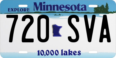 MN license plate 720SVA