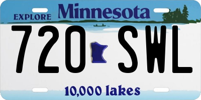 MN license plate 720SWL