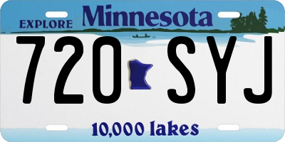 MN license plate 720SYJ