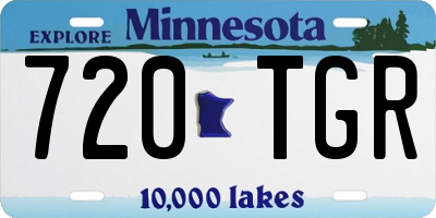 MN license plate 720TGR