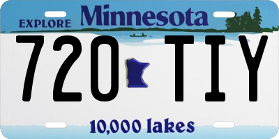 MN license plate 720TIY