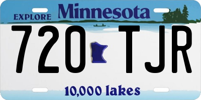 MN license plate 720TJR