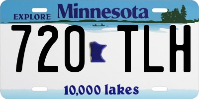 MN license plate 720TLH