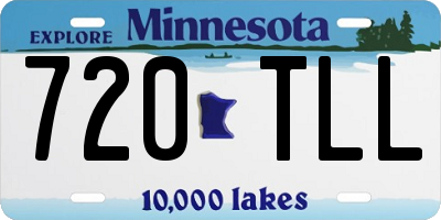 MN license plate 720TLL